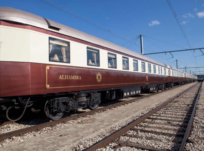 Interior of Renfe Al Andalus luxury train