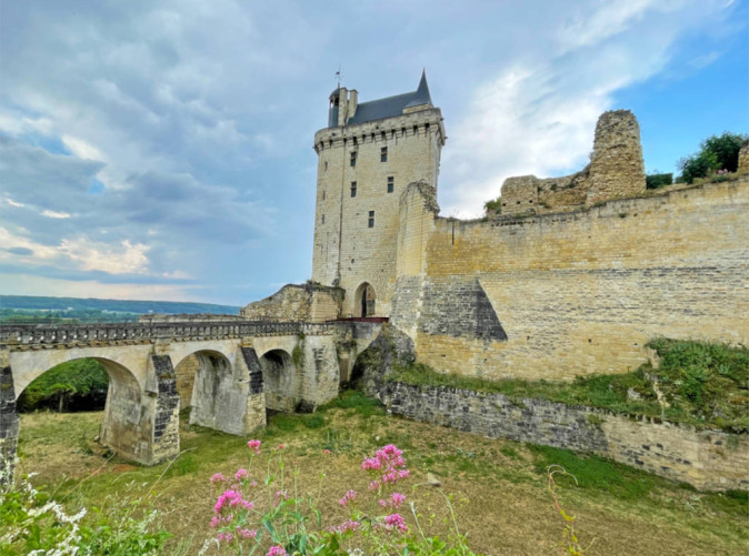 0022_eurobike_radreisen_schloesser_loire_schloss_chinon_blumen
