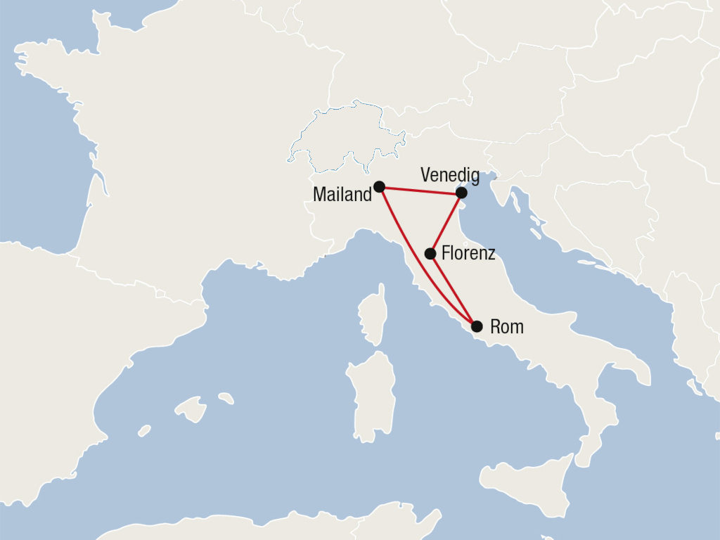Grand Train Tour of Italy