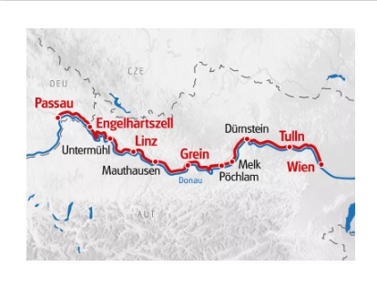 donau Eurotrek karte
